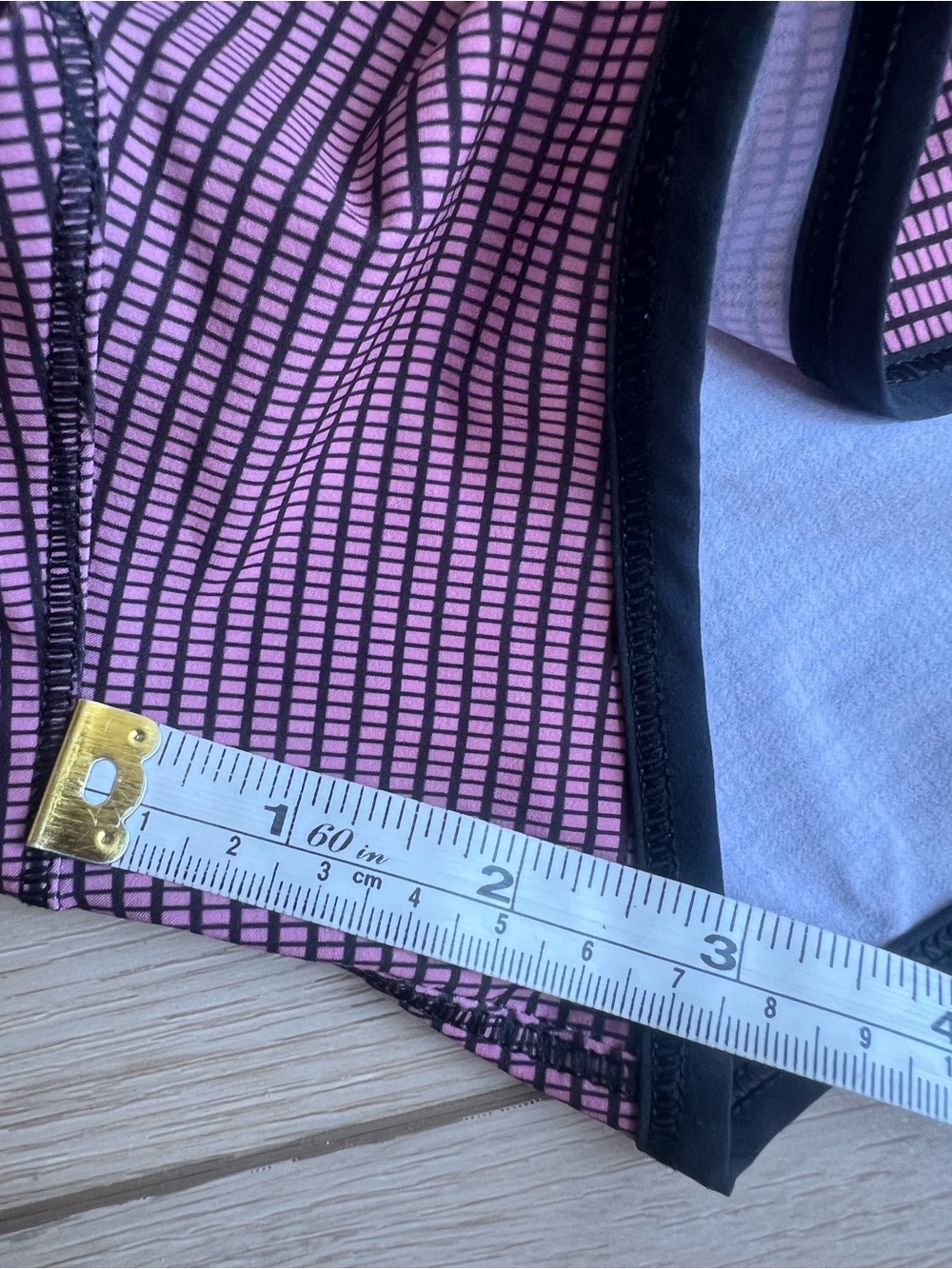 LULULEMON H2O Double Gradient Pink Black Speed Short Size 6 - Picture 8 of 11